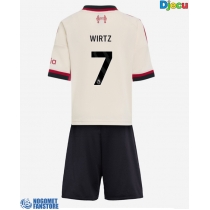 Liverpool Florian Wirtz #7 Gostujuci Dres za djecu 2025-26 Kratak Rukav (+ Kratke hlače)